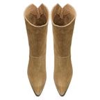 Aquarius Kahve Kadın Süet Bot