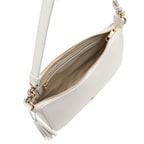 Ariana Beyaz Kadın Deri Omuz Çantası