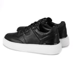 Astrid Siyah Erkek Deri Spor Ayakkabı