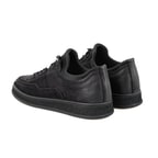 Auke Siyah Erkek Deri Spor Ayakkabı