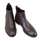 Aulia Kahve Erkek Lastikli Deri Chelsea Bot