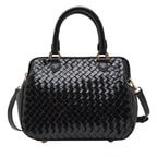 Azalea Siyah Kadın Örgü Deri El Çantası