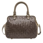 Azalea Vizon Kadın Örgü Deri El Çantası