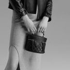 Azelie Bordo Kadın Kapitone Deri El Çantası