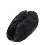 Azure Kadın Omuz Askılı Örgü Deri Clutch