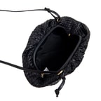 Azure Kadın Omuz Askılı Örgü Deri Clutch