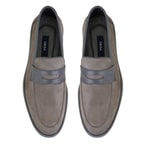 Barnes Gri Erkek Nubuk Deri Günlük Ayakkabı