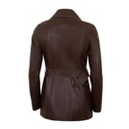 Beatricia Kahve Kadın Deri Safari Ceket