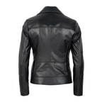 Beatrix Kadın Deri Biker Ceket