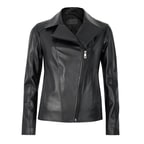 Beatrix Kadın Deri Biker Ceket