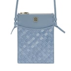 Begonia Kadın Örgü Deri Telefon Çantası