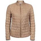 Bej Fernanda Kadın Deri Mont