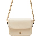Bej Garnet Zincir Detaylı Kadın Omuz Çantası