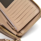 Bej Kadın Deri Cüzdan