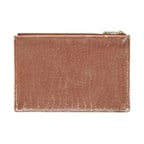 Bej Kadın Kadife Cüzdan