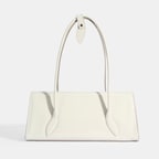 Bej Kadın Yaprak Detaylı Deri Omuz Çantası