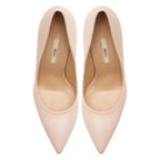 Bej Mia Kadın Deri Klasik Ayakkabı