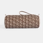 Bej Monogram Desenli Kalemlik/Tıraş/Makyaj Çantası