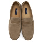 Bej Spiaggia Erkek Süet Loafer