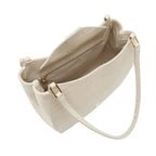 Beyaz Blatt Kadın Deri Omuz Askılı Çanta