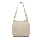 Beyaz Blatt Kadın Deri Omuz Askılı Çanta