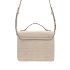 Beyaz Diode Kadın Deri Omuz Askılı Çanta