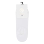 Beyaz Erkek Bambu Sneaker Çorap