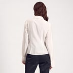 Beyaz Kadın Klasik Gömlek