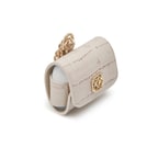 Beyaz Zincir Detaylı Deri Airpods Pro Kılıfı