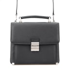 Bitten Siyah Erkek Deri Evrak Çantası