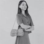 Blatt Sarı Kadın Kroko Baskılı Deri Omuz Çantası