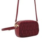 Bordo Blatt Kadın Deri Bel Çantası