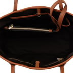 Boris Kahve Kadın Monogram Omuz Çantası