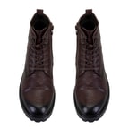 Bradyn Kahve Erkek Fermuarlı Deri Bot