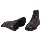 Bradyn Kahve Erkek Fermuarlı Deri Bot