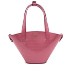 Brenda Fuşya Kadın Deri Alışveriş Çantası 