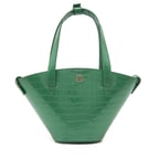 Brenda Yeşil Kadın Deri Alışveriş Çantası 