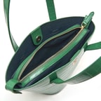 Brenda Yeşil Kadın Deri Alışveriş Çantası 