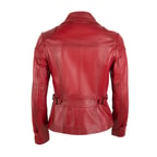 Briellen Kırmızı Kadın Deri Mont