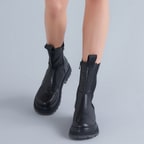 Brigett Chelsea Kadın Kroko Baskılı Deri Bot