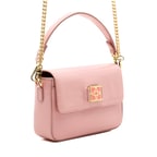 Bscene Pudra Kadın Kroko Baskılı Deri Omuz Çantası