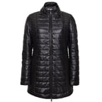 Cambio Kadın Kürk Kapüşonlu Deri Mont