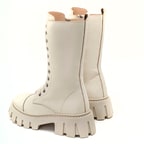 Candi Ekru Kadın Deri Postal Bot