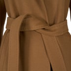 Capella Kahve Kadın Kürk Yakalı Pardösü