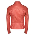 Carel Kırmızı Kadın Deri Ceket