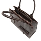 Carey Kahve Kadın El Çantası