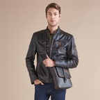 Carlino Erkek Vintage Deri Ceket