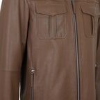 Carlino Kahve Erkek Deri Mont