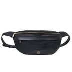 Carol Siyah Kadın Kroko Baskılı Deri Bel Çantası