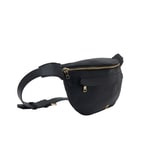 Carol Siyah Kadın Kroko Baskılı Deri Bel Çantası